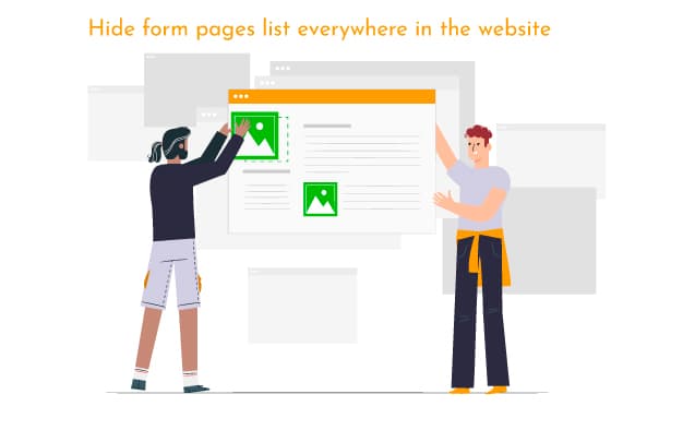 WordPress Post Hide: Hide form pages list everywhere in the website
