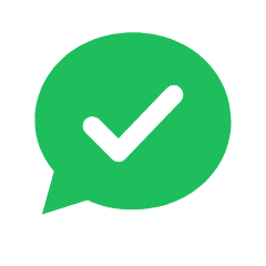 WhatsApp Order Automation icon: a green chat bubble with a checkmark