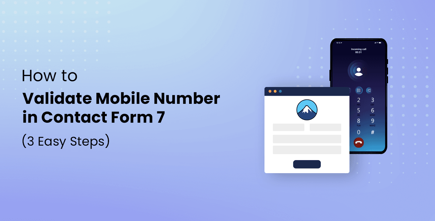 How to Validate Mobile Number in Contact Form 7