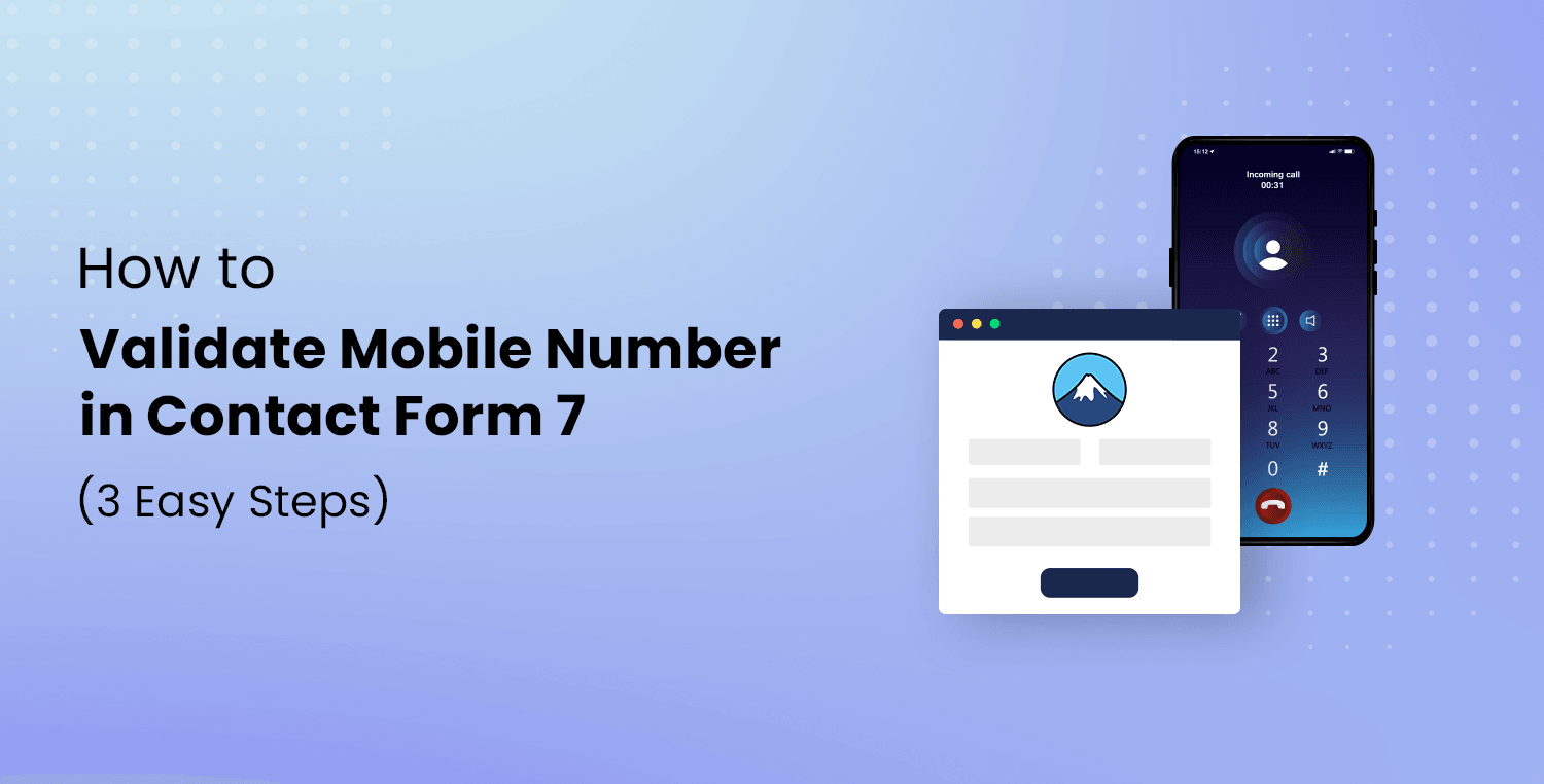 How to Validate Mobile Number in Contact Form 7