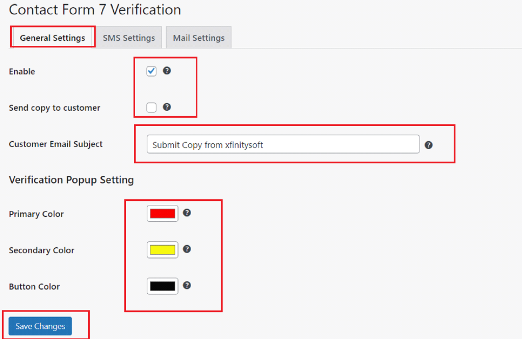 General Settings