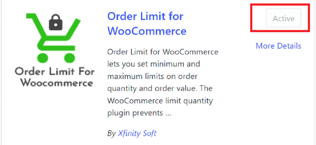 Install the Order Limit for WooCommerce plugin