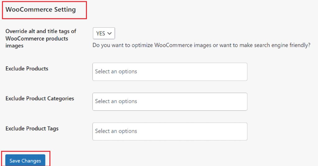 Optimize WooCommerce Images