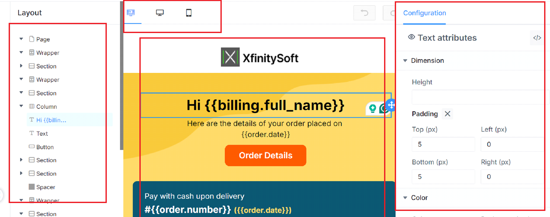 Customize Email Content and Design Customize Email Content and Design