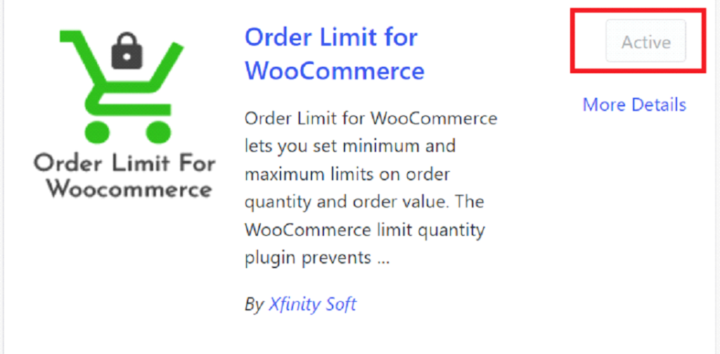 Install Order Limit for WooCommerce