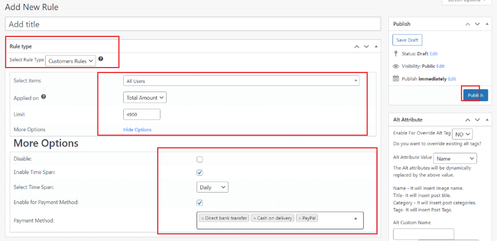 Set Quantity Limits for Each Customer